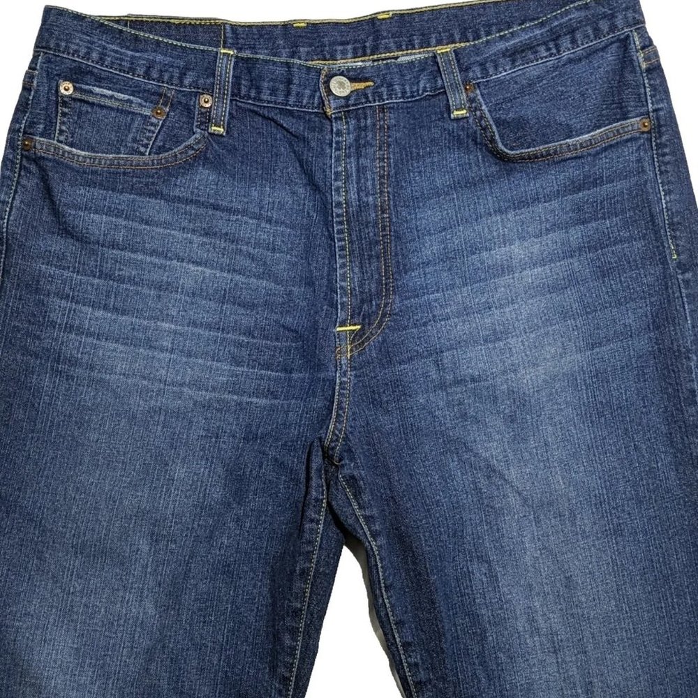 Lucky Brand Classic Fit Jeans Men's Size 36 Blue Denim Straight Dungarees USA